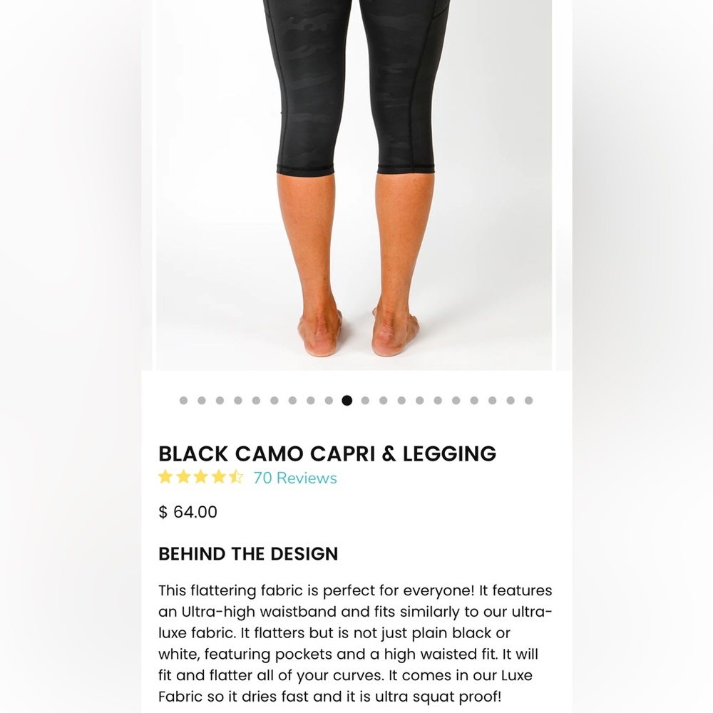 COPY - Kiava  capri leggings